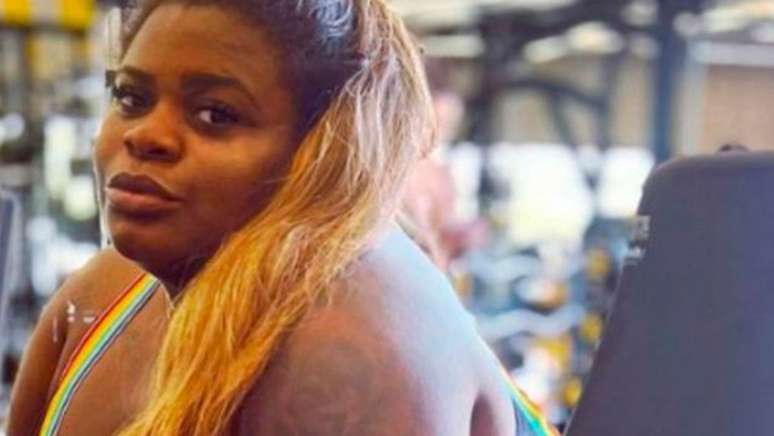After losing nearly 30 pounds, Jojo Todynho is successful in the gym photo
