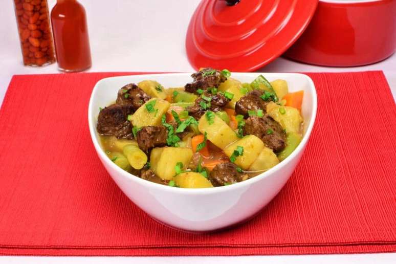 Beef stew with sweet potatoes