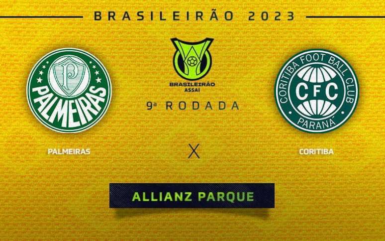 Coritiba x Palmeiras: onde assistir e horário do jogo do Brasileirão
