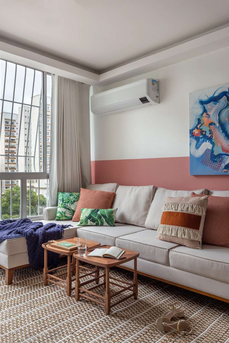 Half wall: see color combinations, height and where to apply the trend