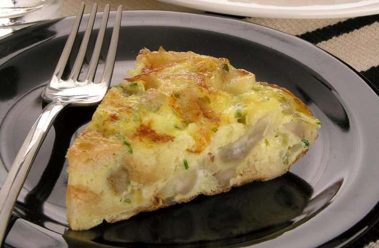 Cream cheese and sweet potato omelette