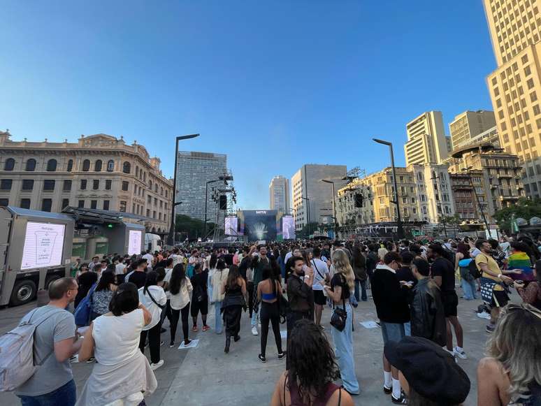 O MITA Festival acontece no Vale do Anhangabaú