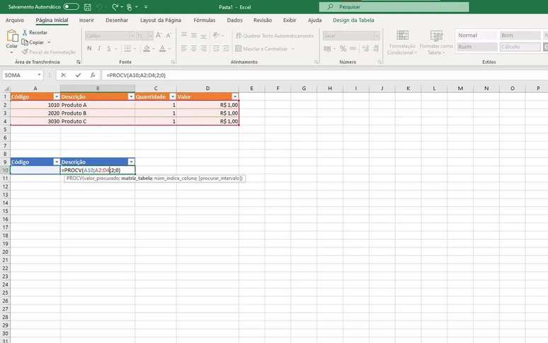 Enter the formula to find a code in Excel (Image: Screenshot/Thiago Furquim/Canaltech) Enter the formula to find a code in Excel (Image: Screenshot/Thiago Furquim/Canaltech)