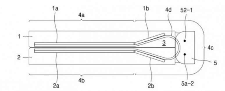 Patente de dobradiça tipo gota d