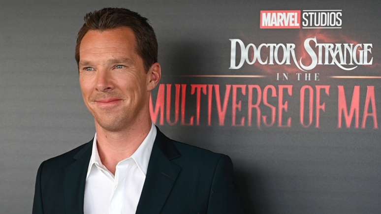 Benedict Cumberbatch na estreia de Doutor Estranho no Multiverso da Loucura, em Nova York.