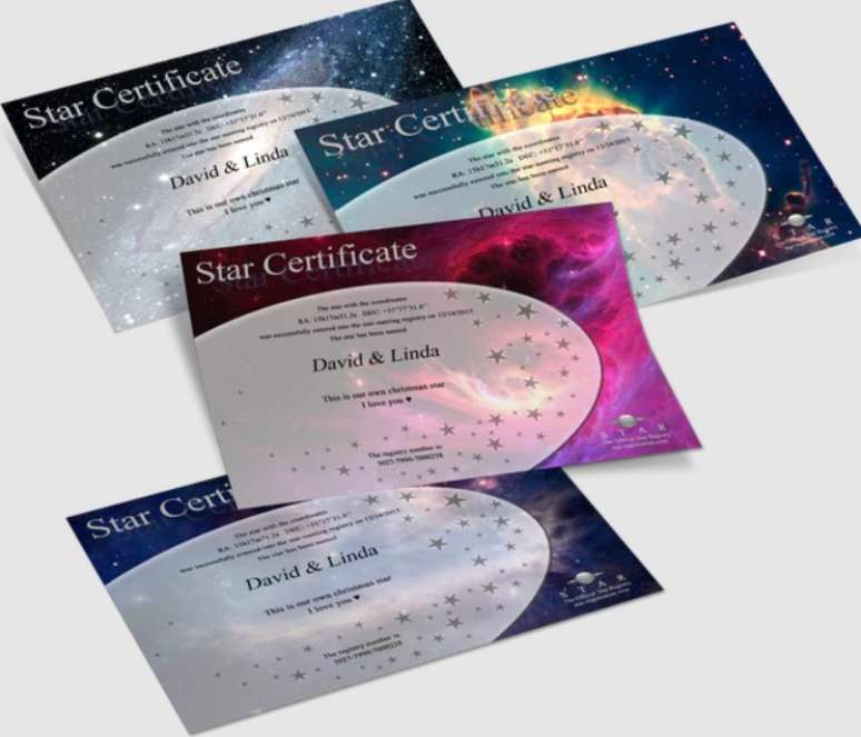 Certificados são enviados após aquisição de estrelas