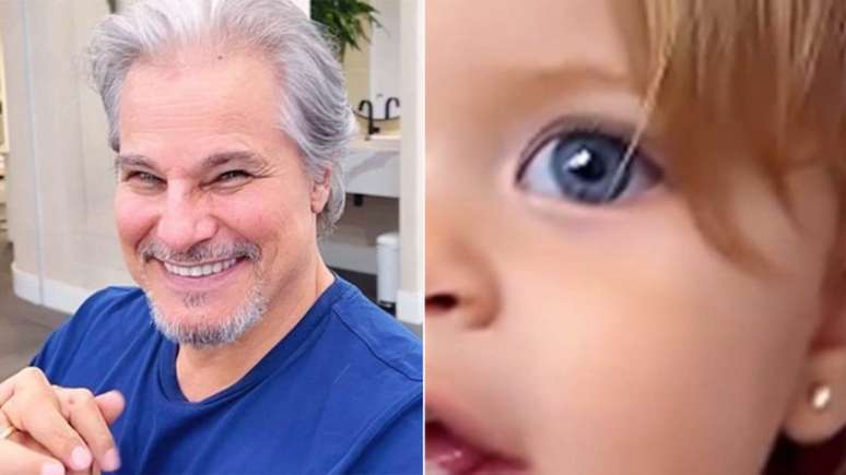 Edson Celulari gets excited when he hears his youngest daughter say his name