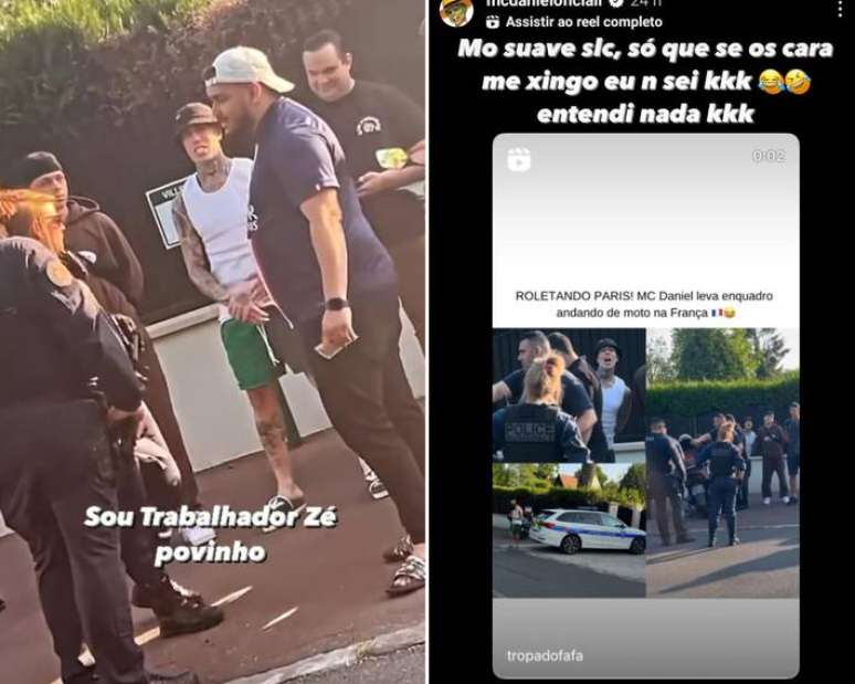 Imagens do 'enquadro' viralizaram na internert