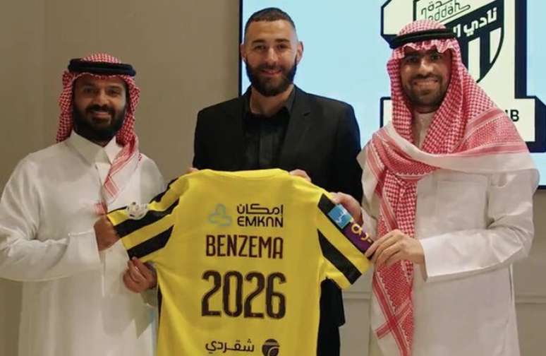 Karim Benzema assinou contrato at&eacute; 2026 &ndash; Divulga&ccedil;&atilde;o / Al Ittihad