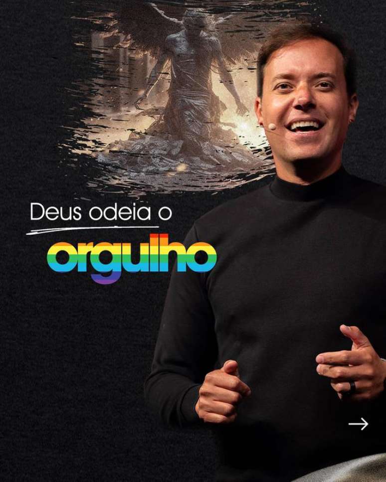 "Deus odeia o orgulho", diz publica&ccedil;&atilde;o do pastor Andr&eacute; Valad&atilde;o que gerou revolta entre comunidade LGBT+ e aliados, culminando em pedido de unfollow a seguidores do pastor nas redes sociais