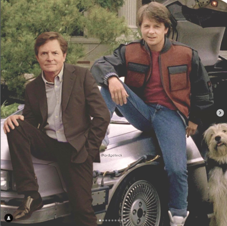 Michaej J Fox e Marty McFly