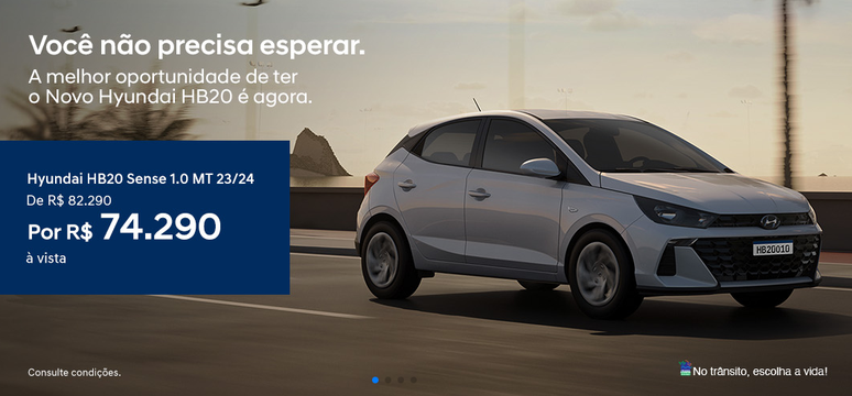 Hyundai HB20 está com desconto de R$ 8.000