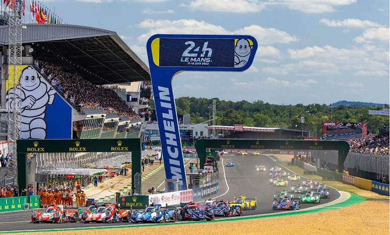 Largada das 24 Horas de Le Mans de 2022