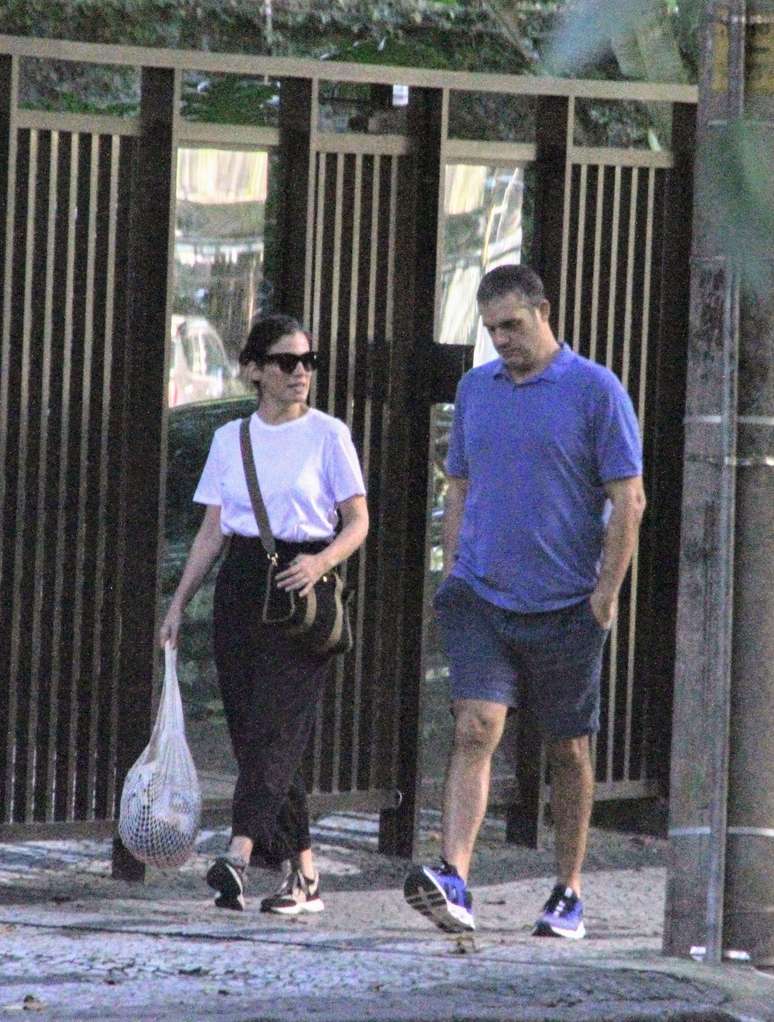 Renata Vasconcellos e o marido Miguel Athayde