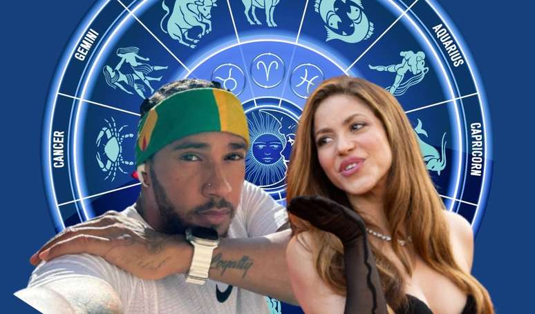 Are Shakira and Lewis Hamilton the perfect couple?  Find out if the signs of the singer and the pilot match
