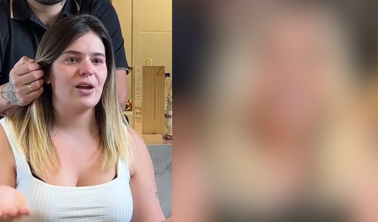 Viih Tube gets excited when she changes her look: ‘I let myself go a bit’.  See the before and after