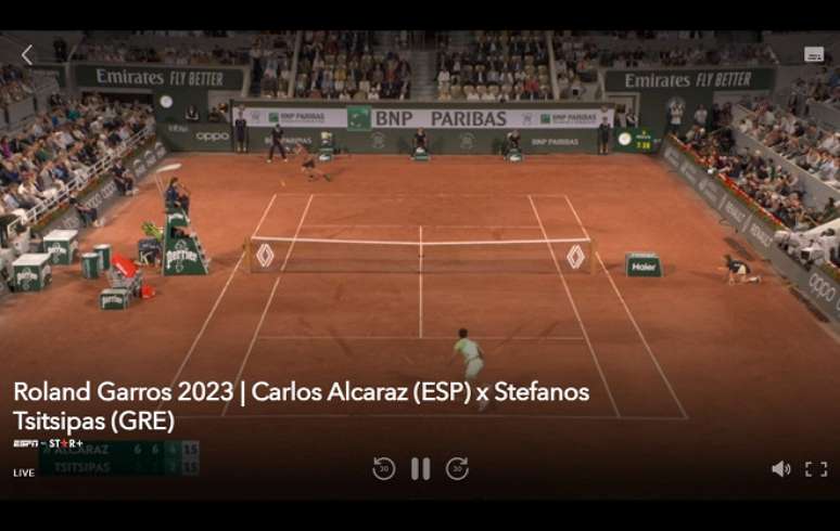 Passo 5 de: Roland Garros: como assistir ao torneio de t&ecirc;nis pela internet?