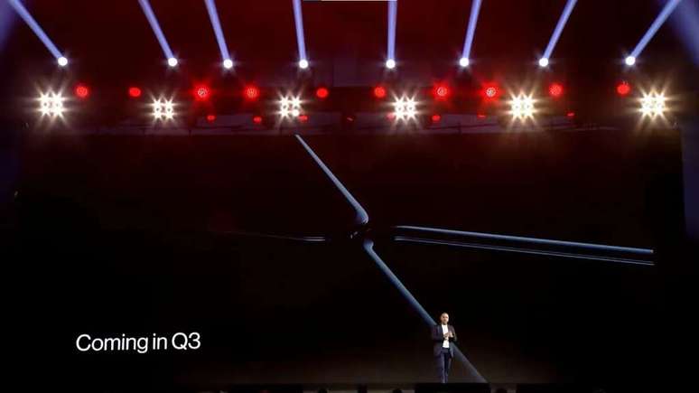 OnePlus confirmed in March that its first foldable was in development, but the model could be nothing more than a rebranded version of the OPPO Find N3, which will launch in China in August (Image: Playback/OnePlus) OnePlus confirmed in March that its first foldable was in development, but the model could be nothing more than a rebranded version of the OPPO Find N3, which will launch in China in August (Image: Playback/OnePlus)