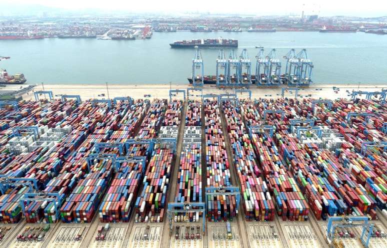 Porto de Qingdao, China
09/05/2022.  China Daily via REUTERS