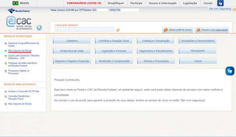 Passo 3 de: Como verificar se minha Declaração do IR caiu na malha fina?