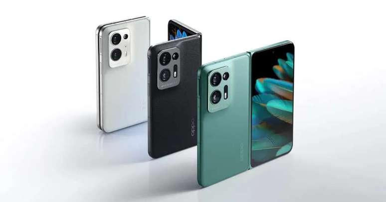 OPPO Find N3 will keep the Find N2 format (above), betting on larger screens than the 2022 version; its design is still unknown (Image: Reproduction / OPPO) OPPO Find N3 will keep the Find N2 format (above), betting on larger screens than the 2022 version; its design is still unknown (Image: Reproduction / OPPO)