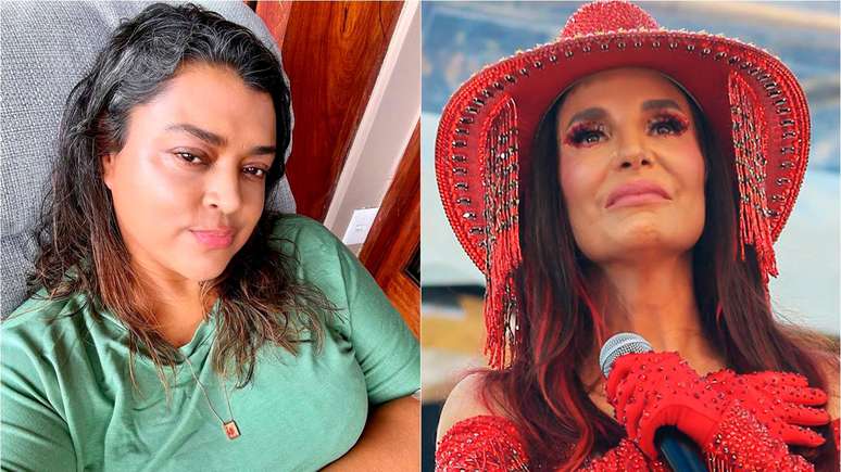 Preta Gil cries and is applauded when she sings in Ivete Sangalo’s electric trio