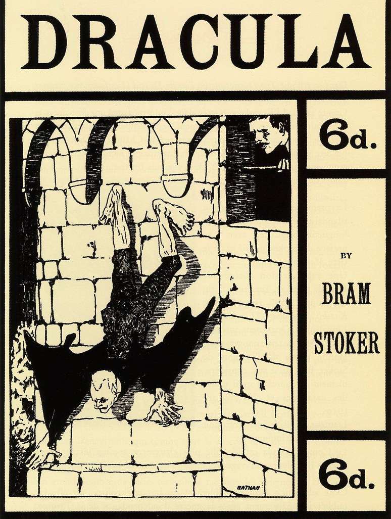 Capa de uma edição de 1901 do romance Drácula, de Bram Stoker