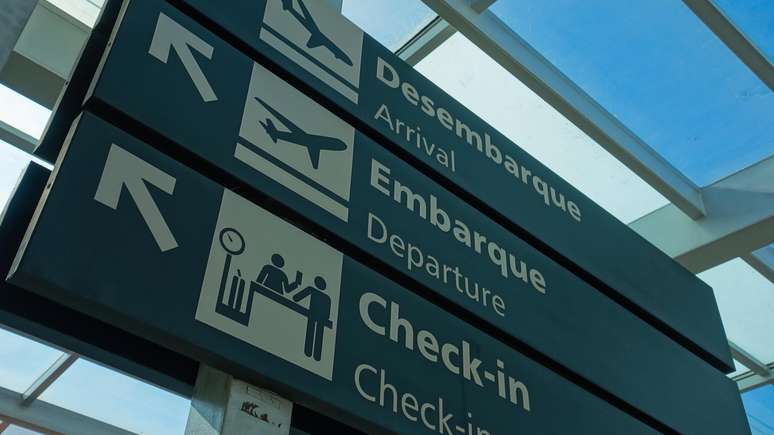 No auge da pandemia de covid-19, aeroportos reduziram os voos em todo o mundo