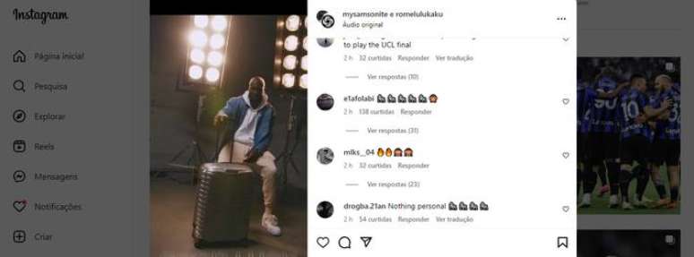 Lukaku sofre racismo nas redes sociais