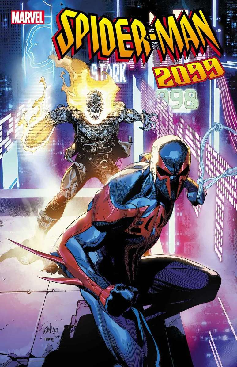 The 2099 line recently returned in a few special editions (Image: Reproduction/Marvel Comics) The 2099 line recently returned in a few special editions (Image: Reproduction/Marvel Comics)