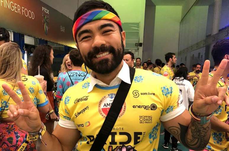 Mauro Sousa esteve na 27ª Parada do Orgulho LGBT+