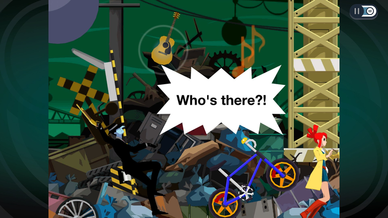 A interface de Ghost Trick foi redesenhada para as novas plataformas