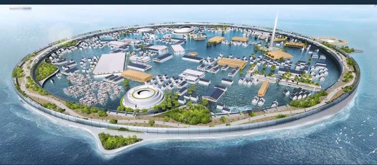 Cidade terá capacidade de 10 mil residentes Cidade terá capacidade de 10 mil residentes