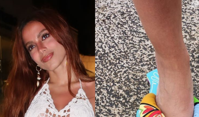 Anitta bets on ‘different sandals’ that cost a fortune and divide opinion: ‘You’re using a board.’  Look at the pictures!
