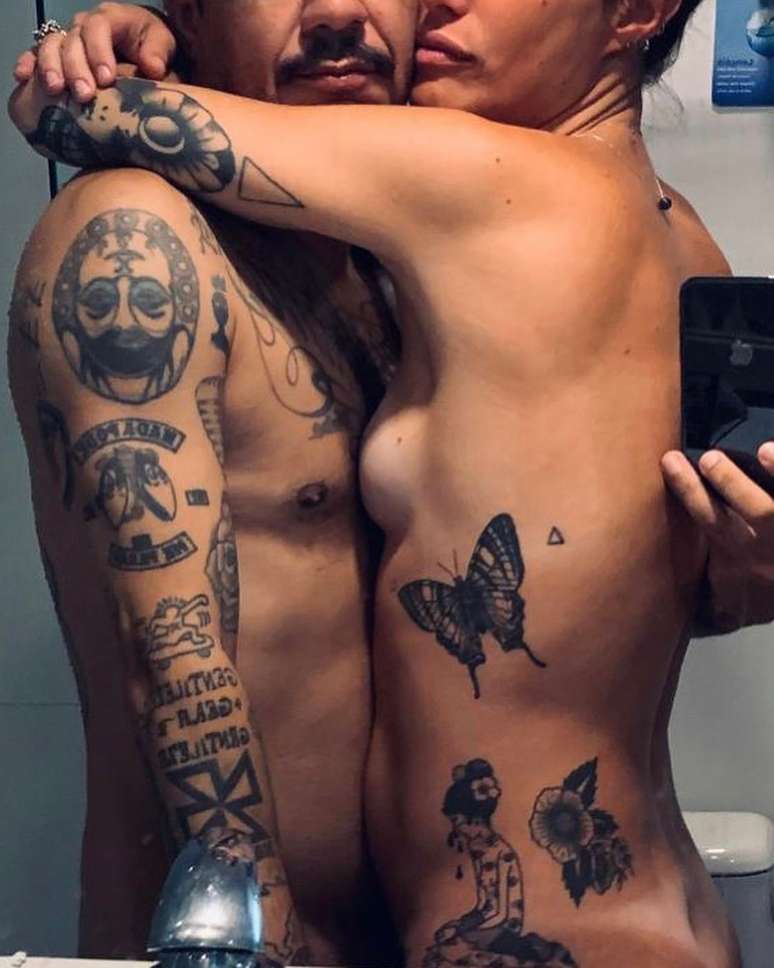 Marcelo D2 and his partner Marcelo D2 and his partner