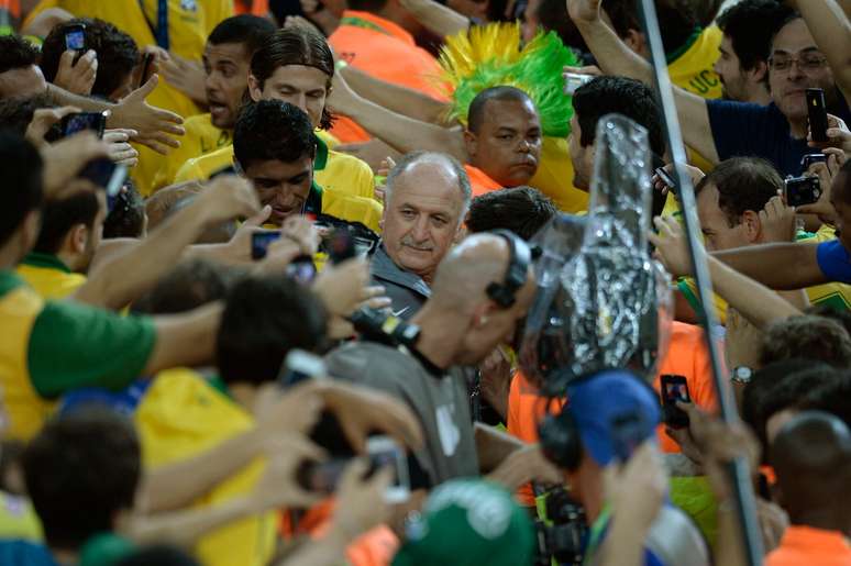 Na Sele&ccedil;&atilde;o, Felip&atilde;o ganhou Mundial e Copa das Confedera&ccedil;&otilde;es &ndash; FOTO: Lluis Gene/AFP via Getty Images