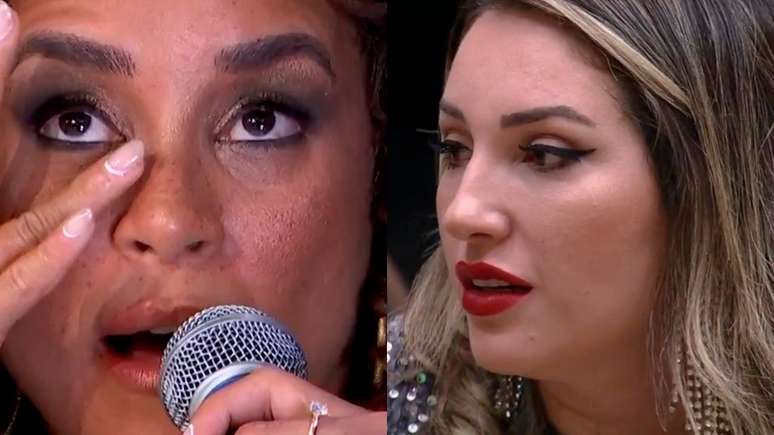 Amanda teases Domitilla and creates atmosphere backstage at the Globo