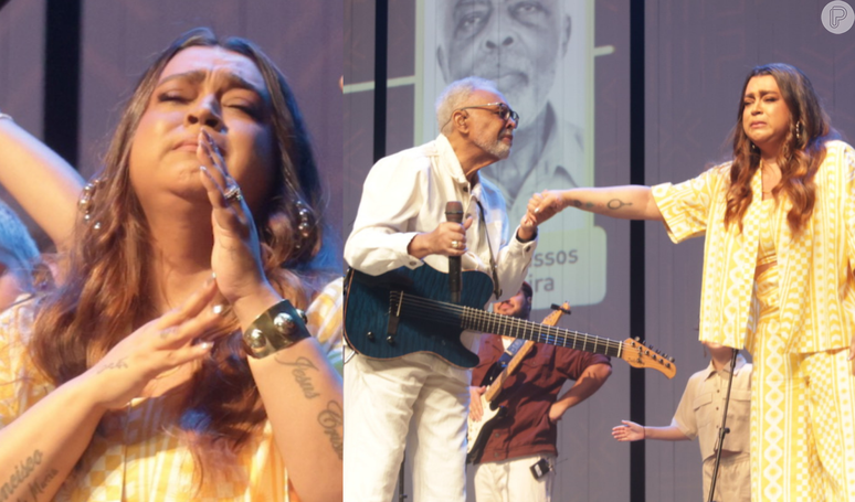 Preta Gil cries and vents on her official return to the stage after being diagnosed with cancer: ‘I will win’.  Photos!