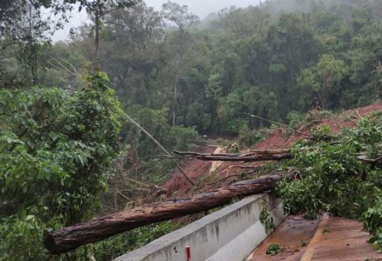 The passage of the cyclone leaves four dead and seven missing in RS