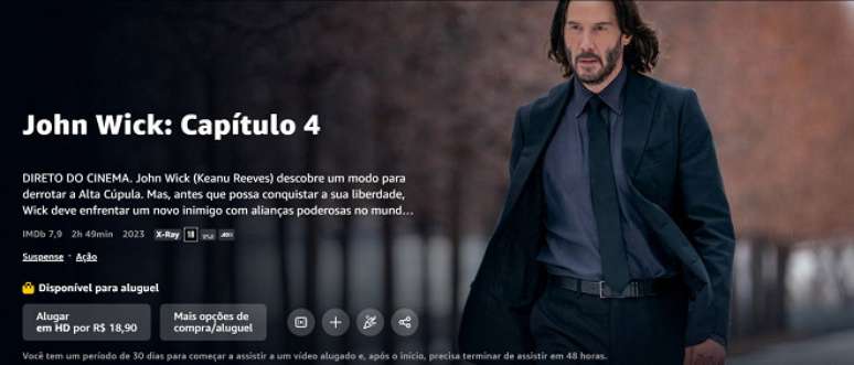 John Wick 4 - elenco, onde assistir (John Wick Chapter 4)