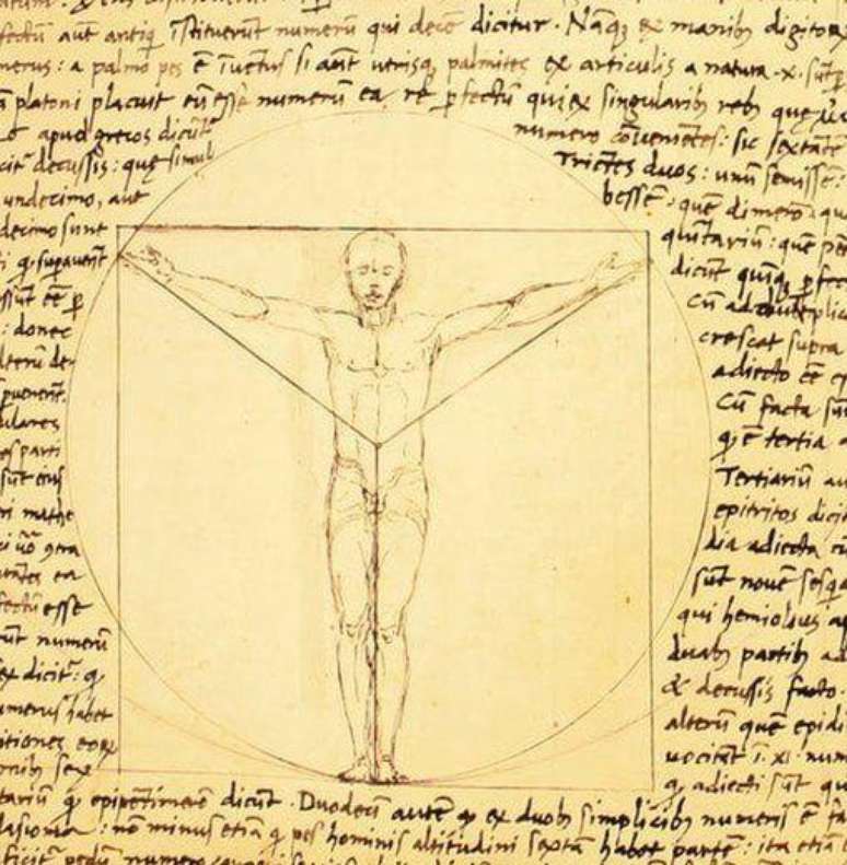 Inspirados nas regras de Vitr&uacute;vio, v&aacute;rios artistas renascentistas, como Giacomo Andrea, tentaram fazer sua pr&oacute;pria vers&atilde;o do corpo humano