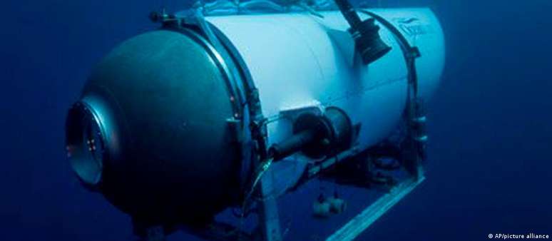 O submarino Titan, que despareceu no domingo