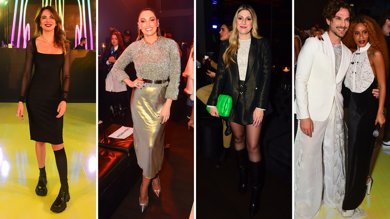 Famosos no desfile da Lethicia Bronstein 