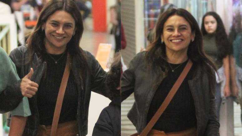 Dira Paes surprises by making a rare appearance with her two children