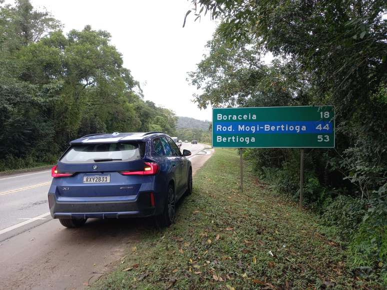 Novo BMX X1 na Rodovia Rio-Santos, no litoral norte paulista: sem falsas saídas de escape