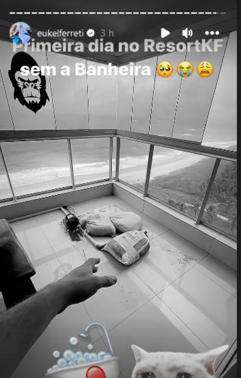 Kel Ferreti compartilhou a varanda vazia