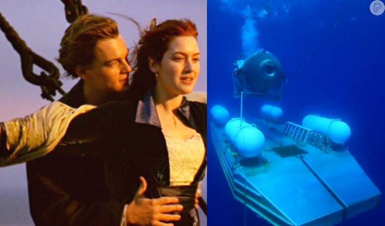Um submarino fazia viagens para os destroços do Titanic, navio que inspirou o filme estrelado por Leonardo DiCaprio e Kate Winslet.