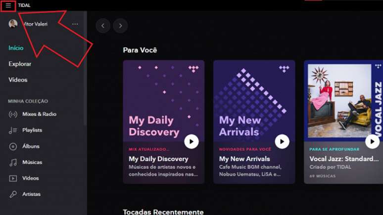 Passo 1 de: Como limpar o cache do Tidal desktop em PC Windows