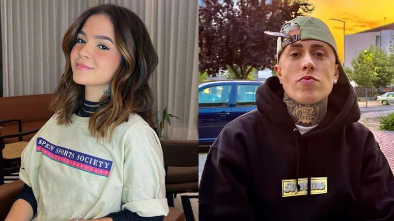 Together?  Mel Maia and MC Daniel are seen in the same gym