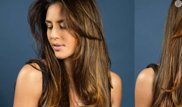 Enlightened brunette!  Yanna Lavigne’s new hair is the perfect inspiration for winter changers
